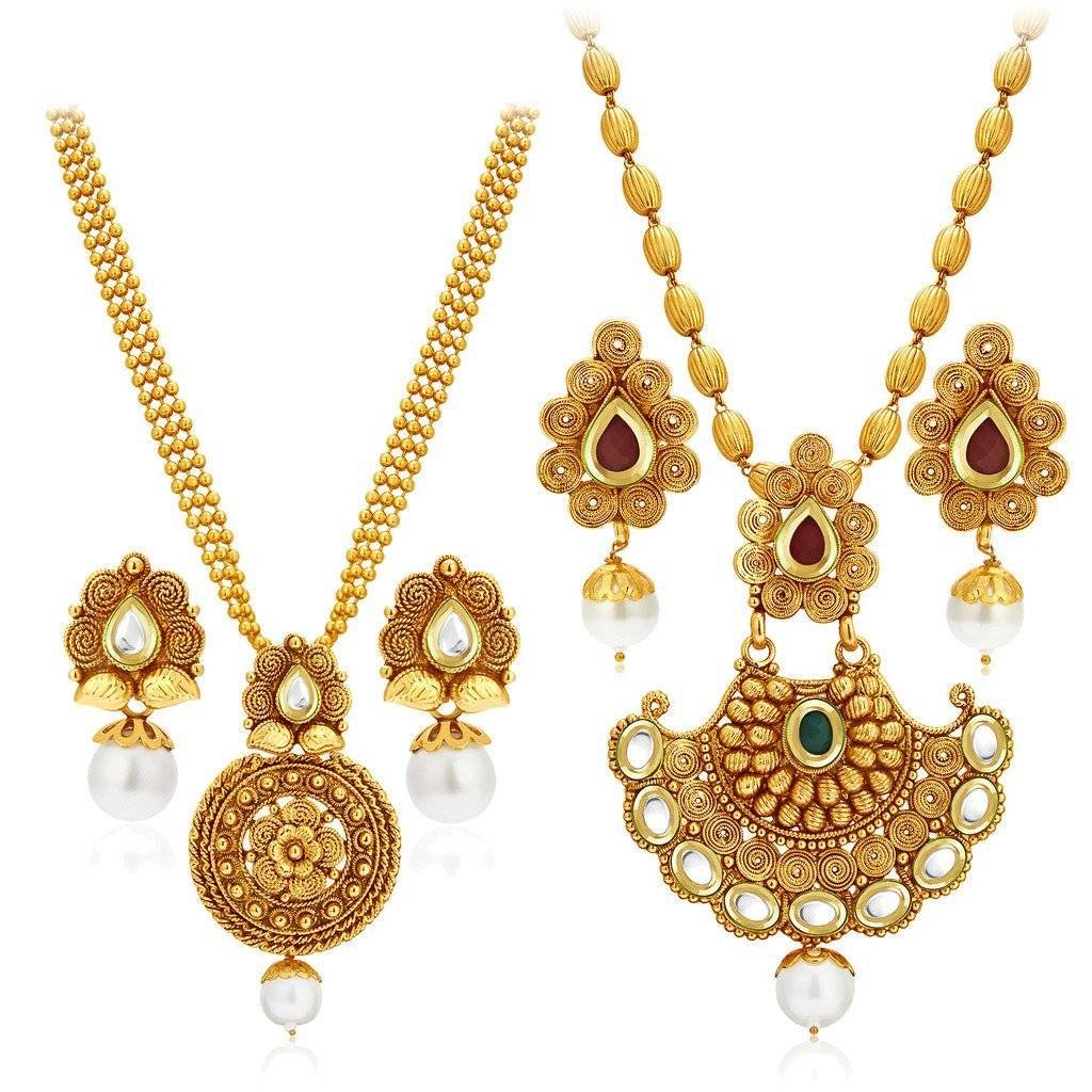 Sukkhi Jewellery Set for Women (Golden)